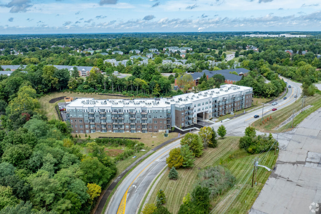 Florence Hall Exterior Drone Photo